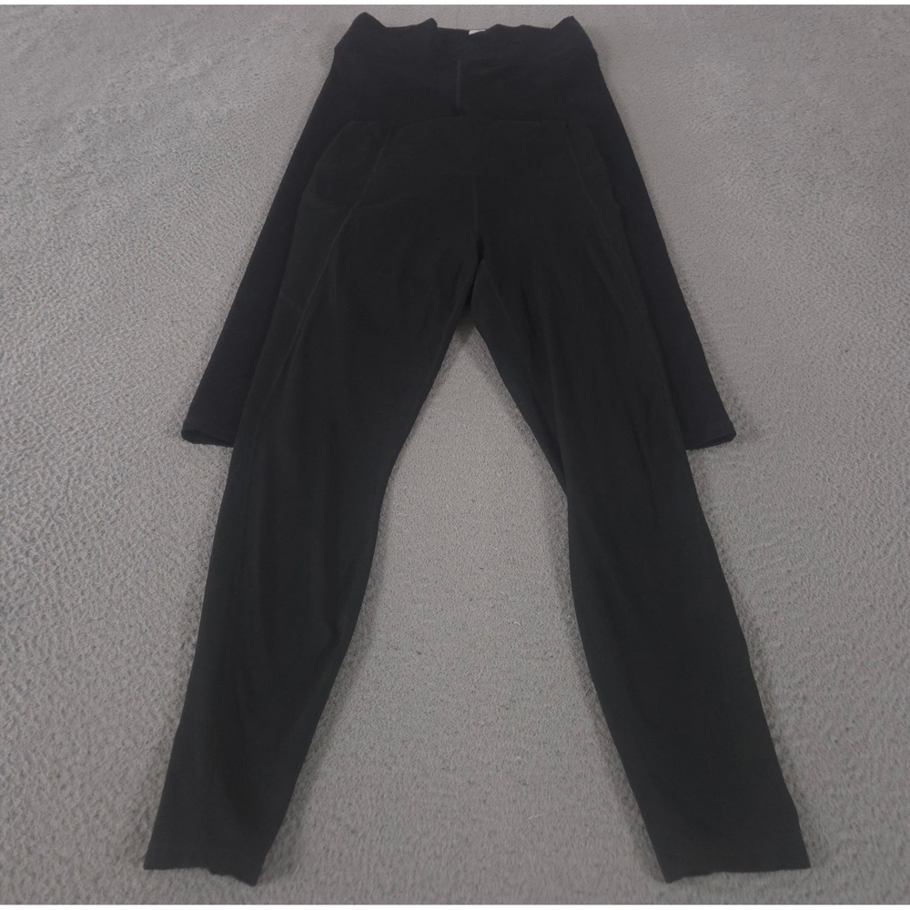 LOT OF 2 Fabletics Leggings Womens Large Boost PowerHold High-Waisted 7/8 Pocket